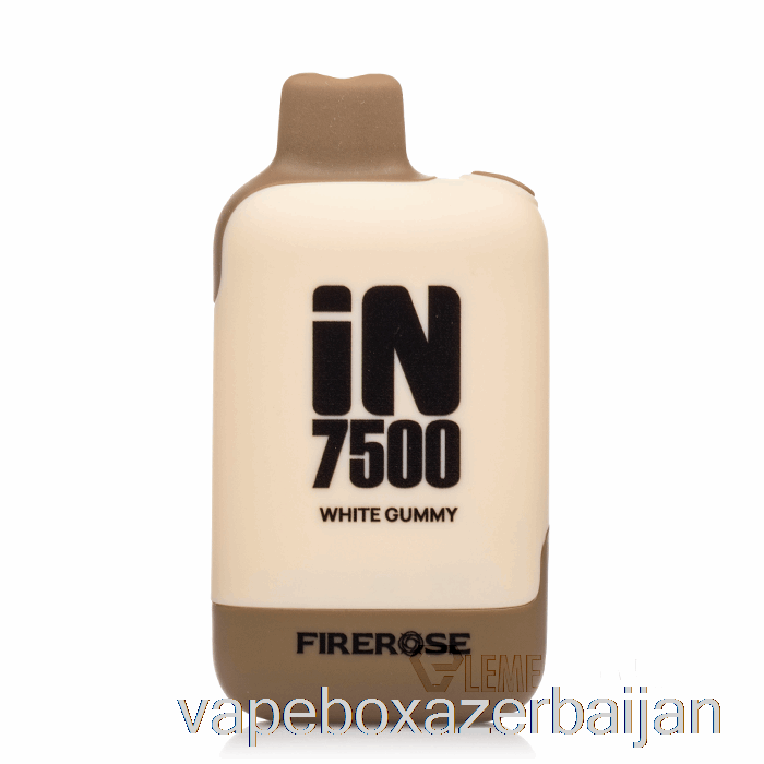 Vape Azerbaijan Firerose IN7500 Disposable White Gummy
